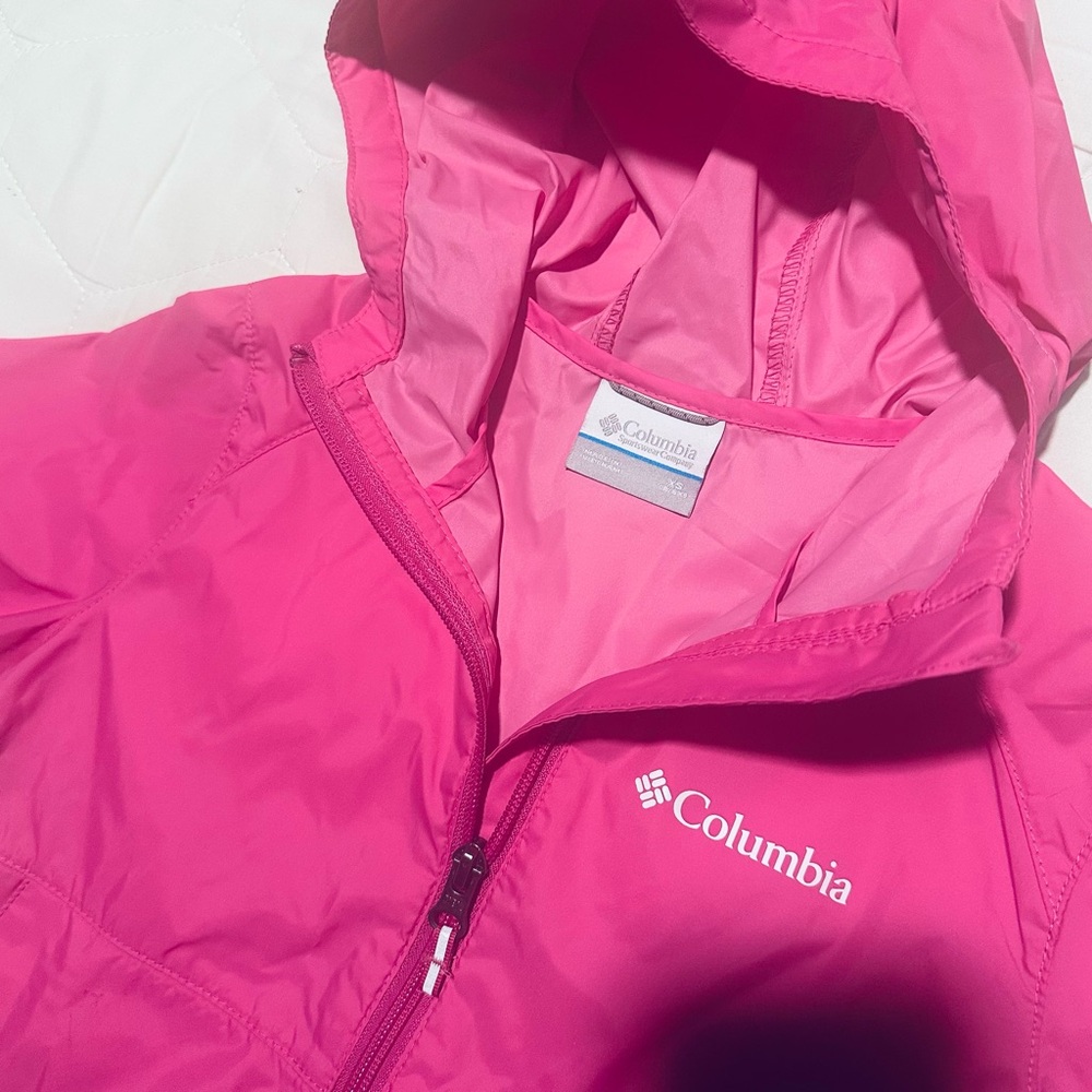 Columbia Girls' Switchback II Jacket Fuchsia - Picture 5 of 6
